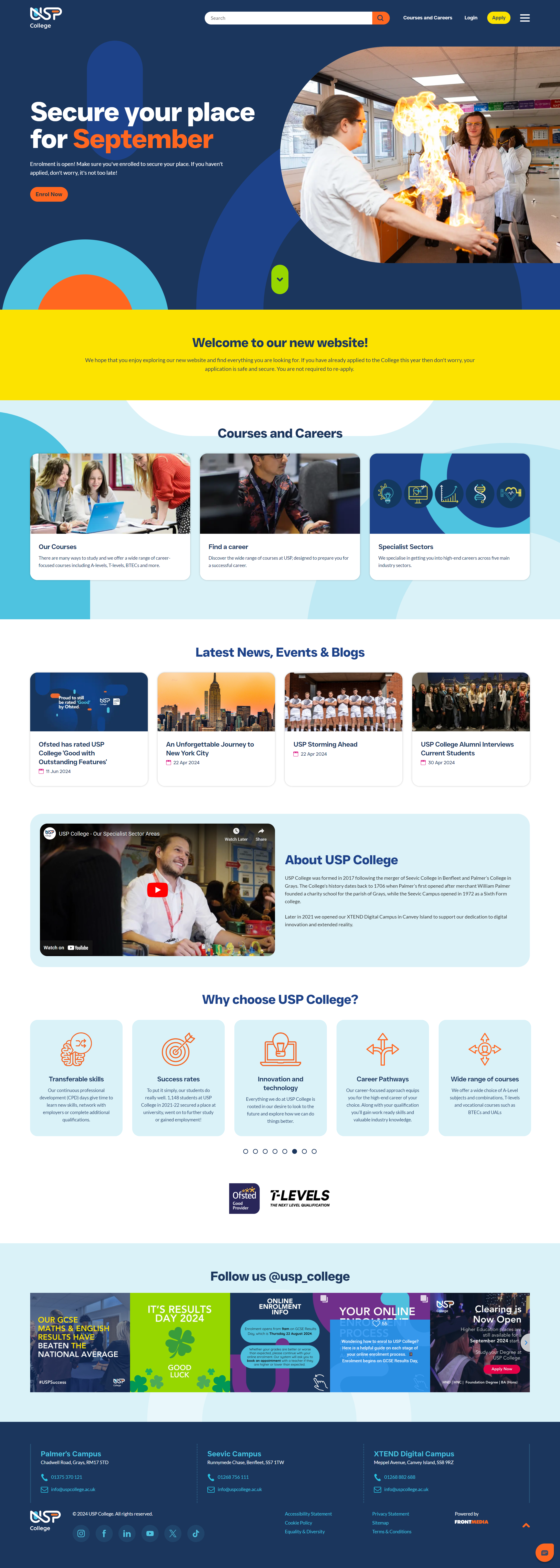 USP College - Homepage